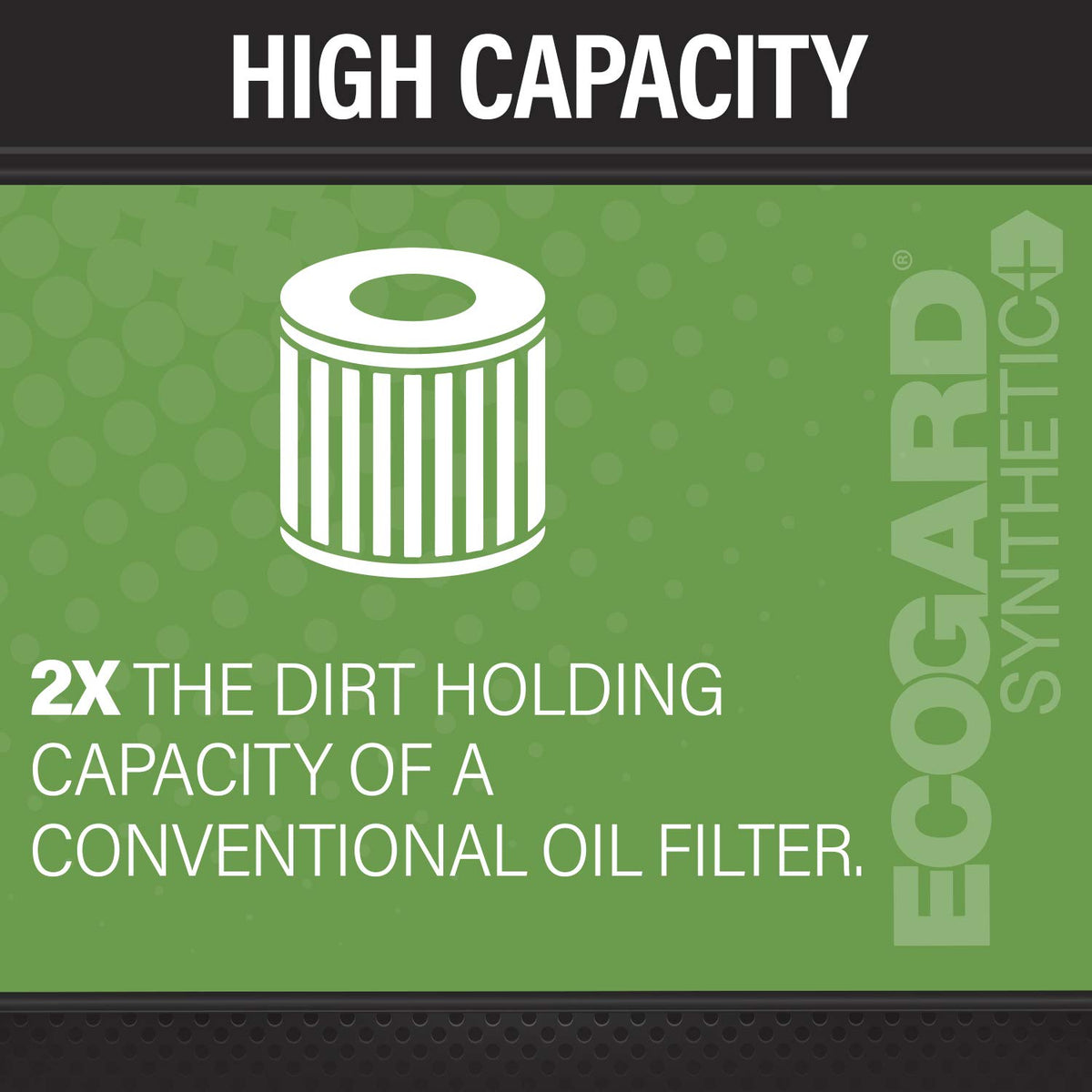 EcoGard Filtro de Aceite de Motor para Aceite Sintético S10479 para Hyundai Sonata/Elantra/Accent 1989-2020