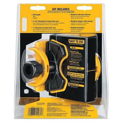 DEWALT D180004 Juego para Instalacion de Puertas Diámetro 2-1/8 pulg