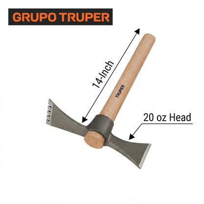 Truper MART-TH, Martelina talacho-hacha, acero al carbono