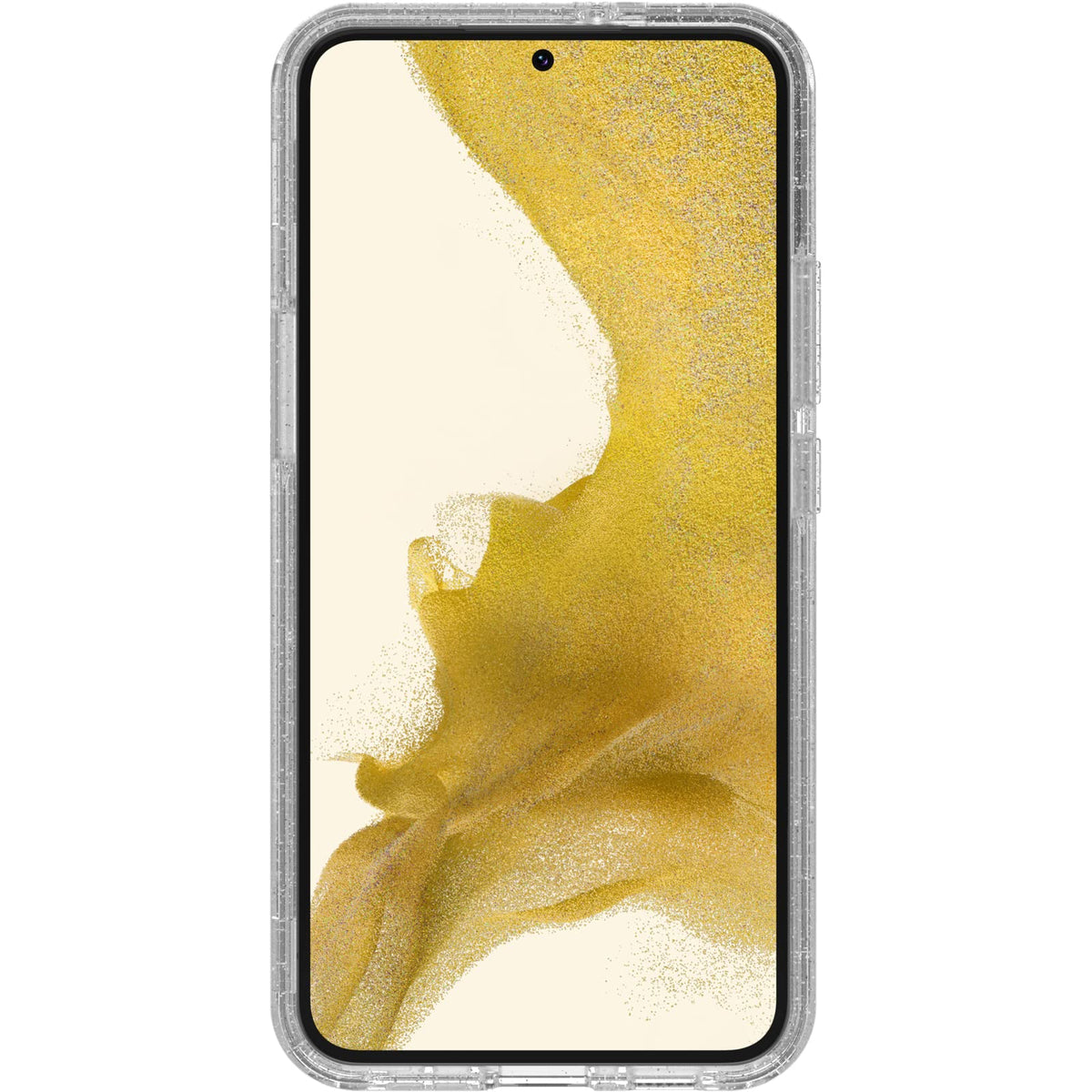 OtterBox - Funda para Galaxy S22+ Symmetry Series – Stardust (Glitter/Clear), Ultra Elegante, Compatible con Carga inalámbrica, Bordes elevados Que protegen la cámara y la visualización