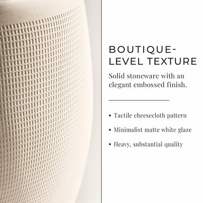 Creative Co-op - Botella de Vidrio, Color Verde, Blanco, 12 Inch Round, 1