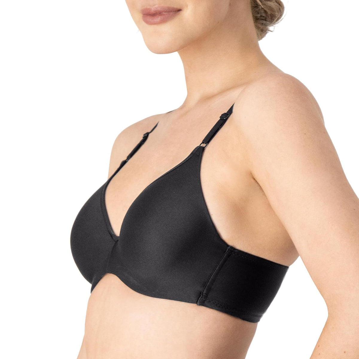 Hanes Underwire Bra Pack, Invisible Look T-Shirt Bra, Adjustable Straps, 2-Pack Sujetador Mujer