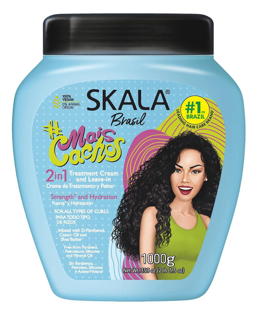 SKALA Mais Cachos Crema de Tratamiento 2 en 1 para Rizos 3ABC 1 kg