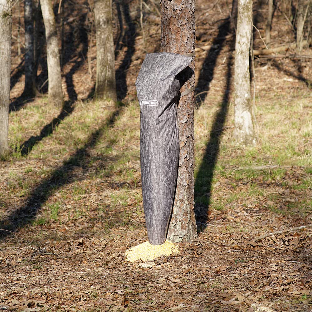 Moultrie - Alimentador de Bolsas de 100 Libras, alimentador por Gravedad, Correas para árbol