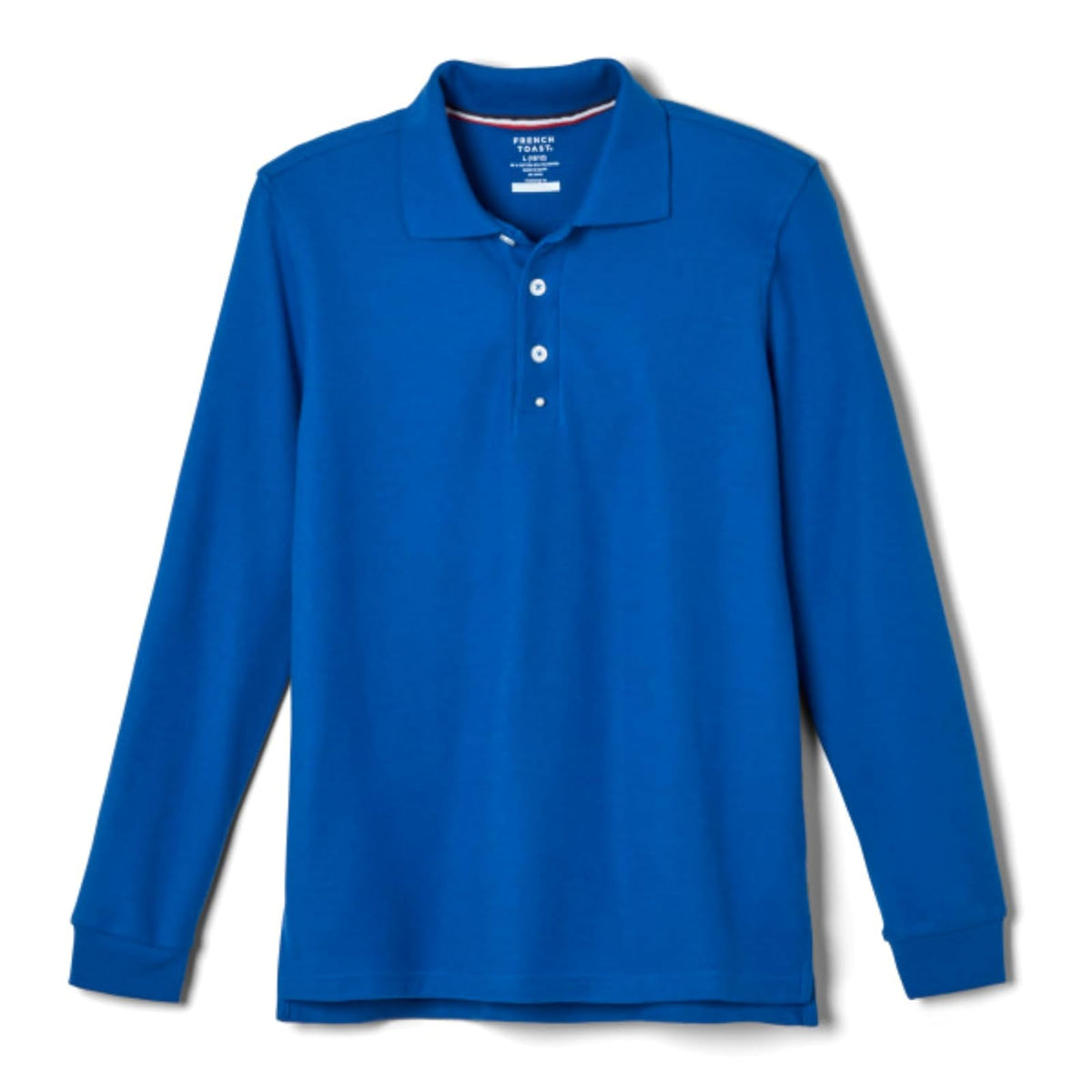 French Toast Camisa Polo Manga Larga para Niño - Royal - 14-16