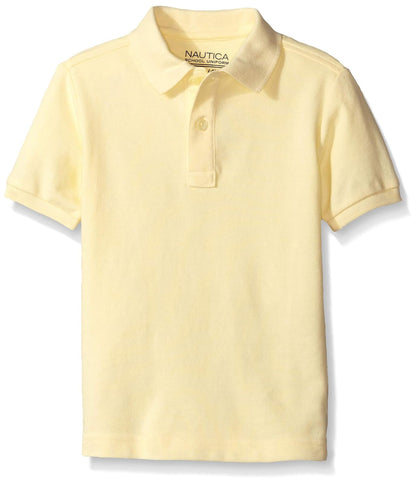 Nautica Polo Piqué de Manga Corta para Niño Pequeño - Niños pequeños - 4 - Amarillo claro