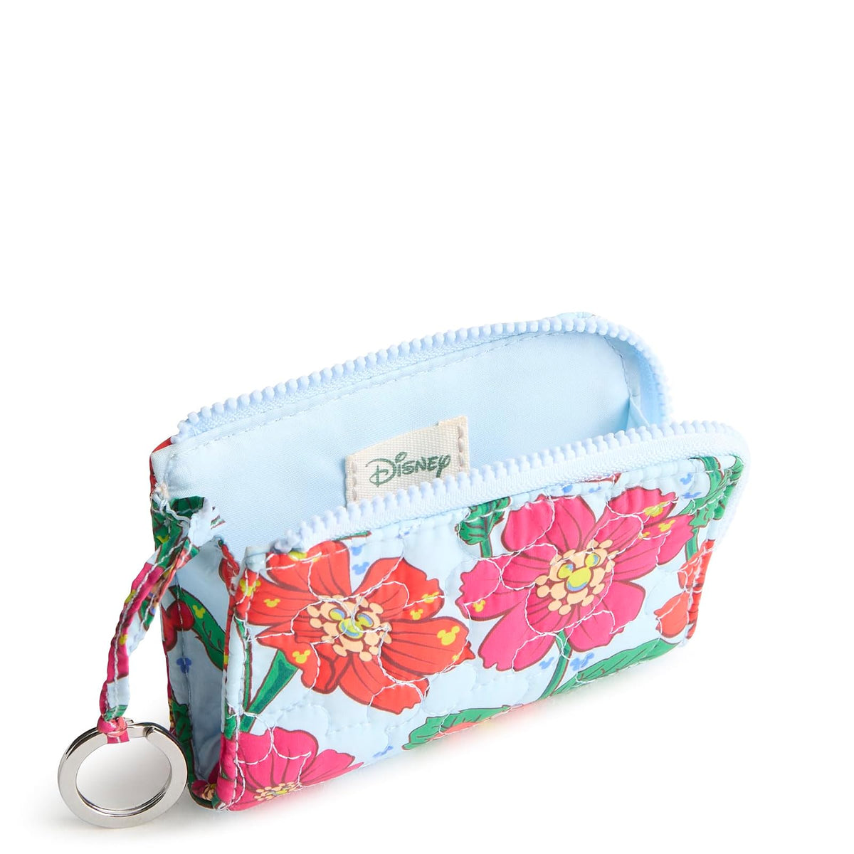 Vera Bradley Disney - Funda para tarjetas con cierre para mujer, diseño de Mickey Meadow, talla única