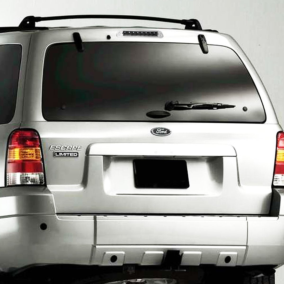 DNA Motoring 3BL-FES01-LED-BK Luz de Freno LED de Tercera Cola Carcasa Negra para Ford Escape 01-07 Mariner 05-07