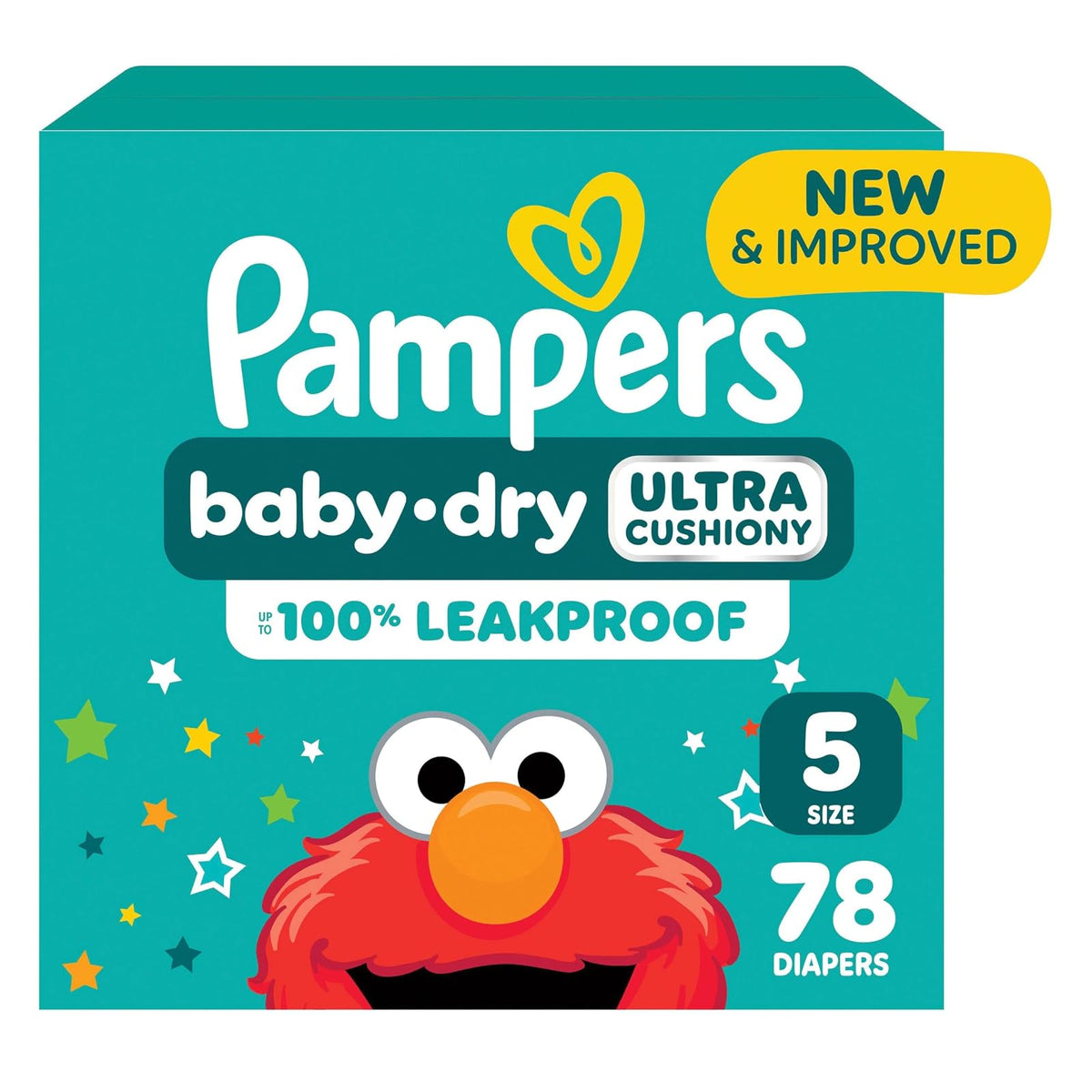 Pampers Baby-Dry Disposable Diapers Size 5, 78 Count