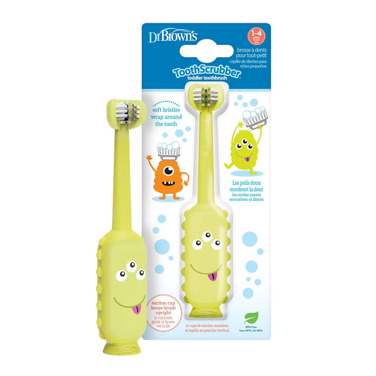 Cepillo de dientes para bebés Monstruo verde Dr. Brown's
