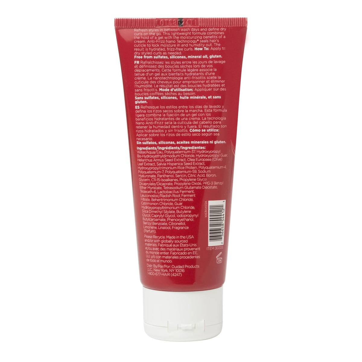 Ouidad Advanced Climate Control Featherlight Touch up Gel Cream 3.4 oz.
