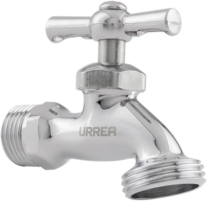 URREA 19CCR Llave de Compresión Cromada Compacta Con Hilos, Acabado en Cromo