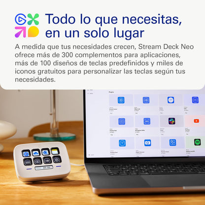 Elgato Stream Deck Neo, controlador compacto