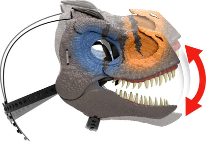 Mattel Jurassic World Snarlin' Sounds Velociraptor Máscara