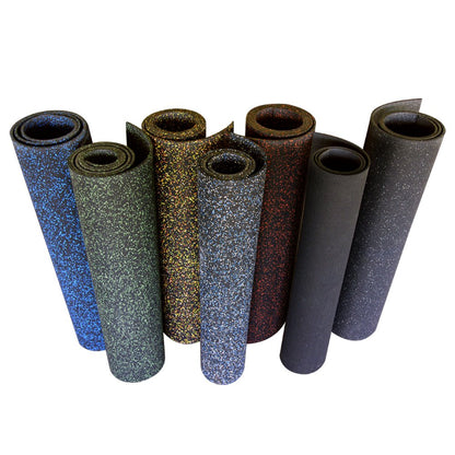 Rubber-Cal Elephant Bark - Tapete para Suelo, Color Negro, 0,9 cm x 10,1 cm x 2,2 m