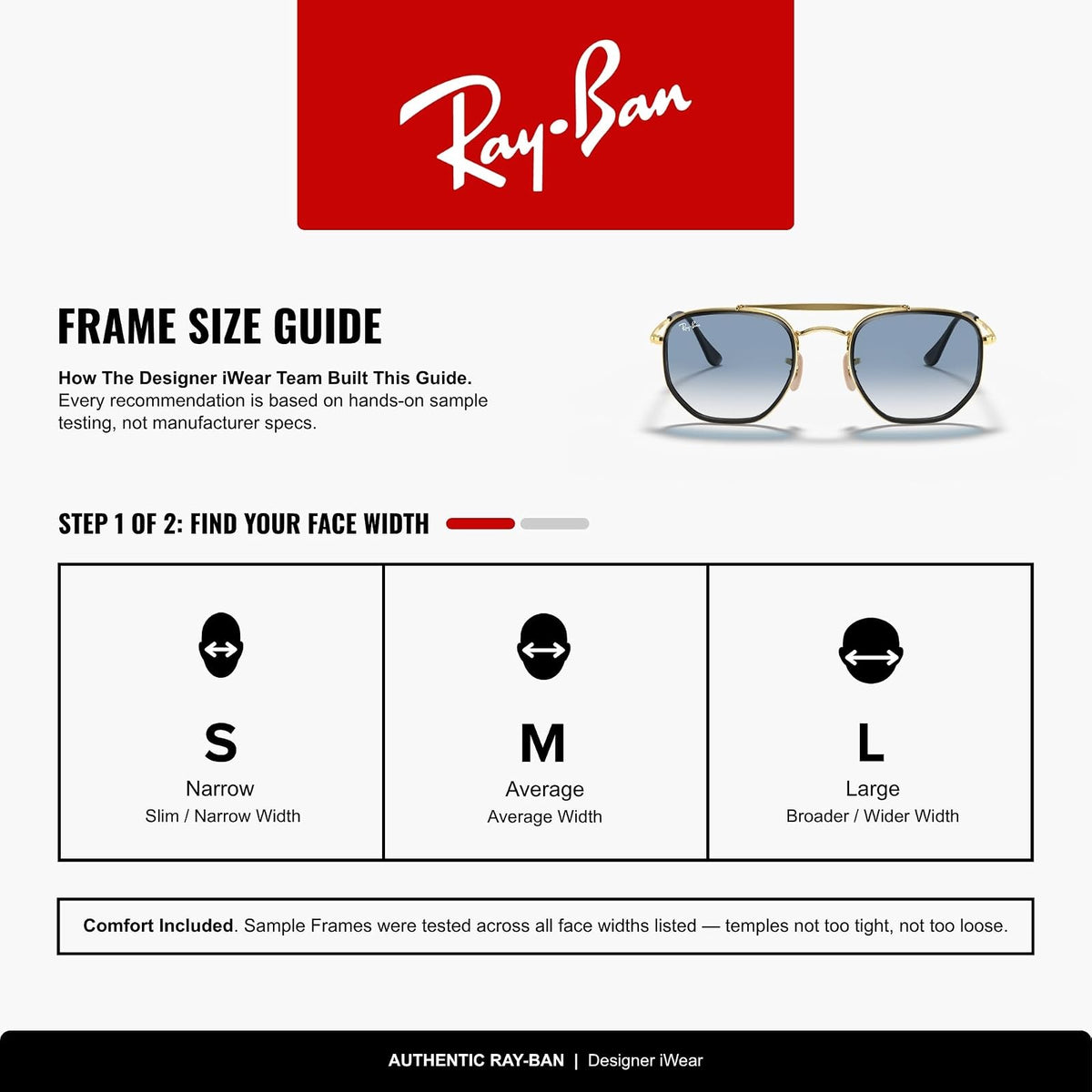Ray-Ban RB3648m The Marshal Ii Hexagonal Sunglasses