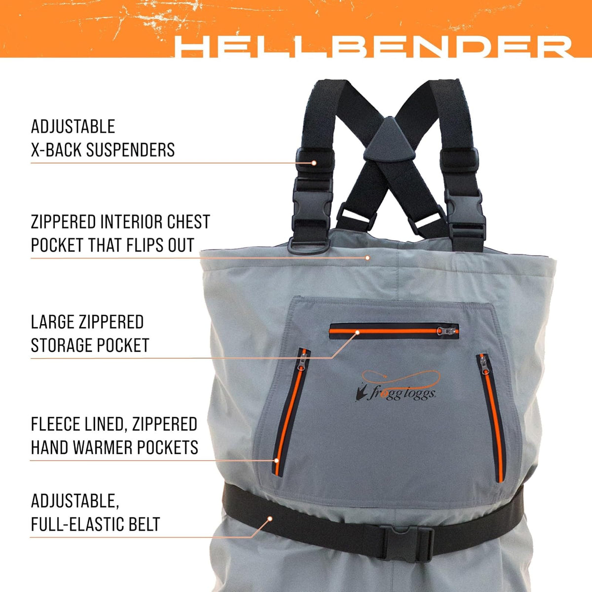 FROGG TOGGS Hellbender - Vadeador para Pesca (Transpirable)