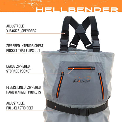 FROGG TOGGS Hellbender - Vadeador para Pesca (Transpirable)