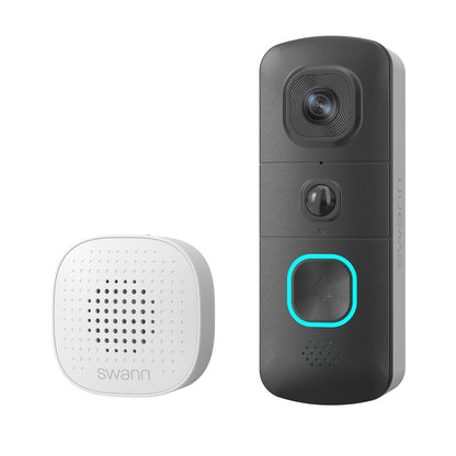 Swann SWIFI-SEVDBC-US Timbre con Video EVO, Blanco, 1 Unidad