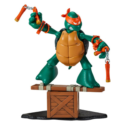 TMNT Classic - Michelangelo 40th Anniversary Sketch Figura De Acción Articulada con Boceto Original Incluido Edición Coleccionable