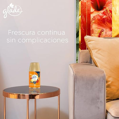 Glade Aromatizante para Hogar Automático 1 Aparato y 2 Repuestos Hawaiian Breeze