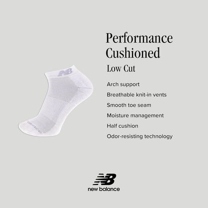 New Balance Low Cut 6 Pair Corte bajo, 6 pares Unisex adulto