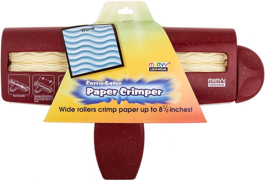 UCHIDA of America 8-1/2-Inch Corru-Gator Paper Crimper, Wave 2-Pack