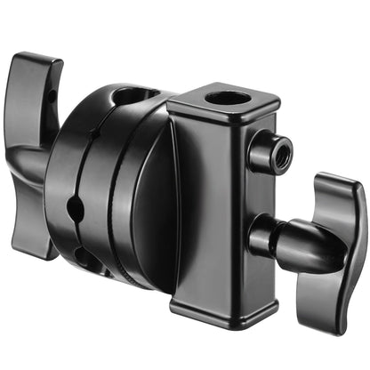 NEEWER 6.3cm Multi Function High Load Giratorio Rótula | para Light Support, Giraffe Arm, Fotografía Equipment con 1/2, 1/4, 3/8, 5/8 Inch Tube, Negro