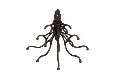 Creative Co-Op HD5946 Cast Iron Wall Hooks, Rust