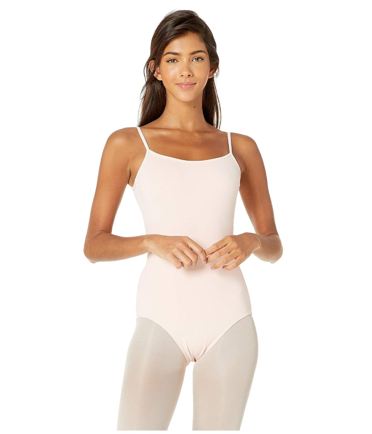 Bloch Nejor Microlux Maillot de Ballet para Mujer - Rosa claro - Mediana - Largo