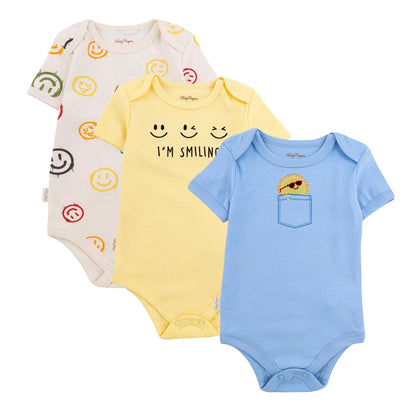 Baby Creysi Playera Manga Corta para Bebé Niño Algodón Hipoalergénico