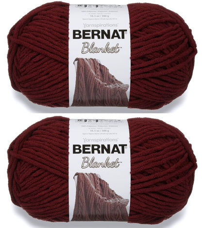 Bernat Blanket Estambre Chenille Súper Voluminoso, Paquete de 2 - Paquete de 2 - morado