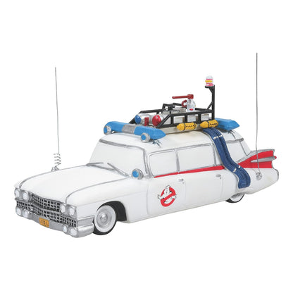 Department 56 Ghostbusters Village Accessories Ecto-1 - Figura de Automóvil, 3.19 Pulgadas, Color Blanco