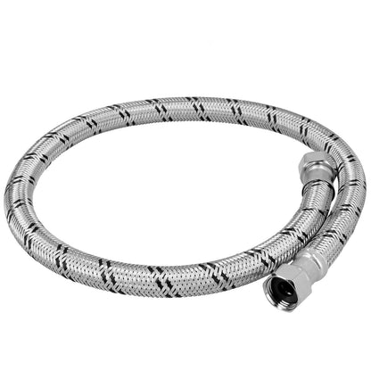 Foset Manguera para Boiler de Acero Inoxidable - 80 cm - 1 - 2 x 1 - 2"