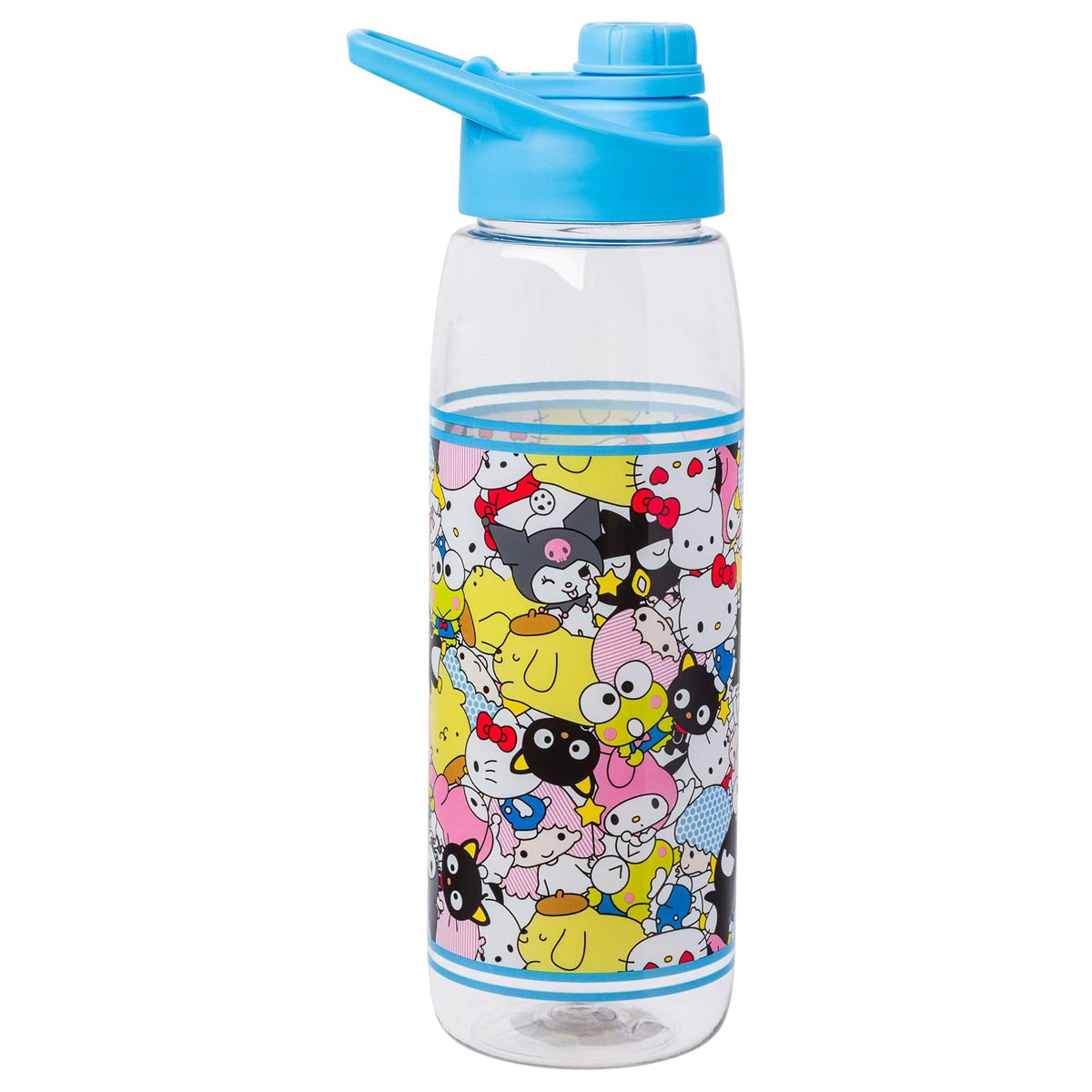 Silver Buffalo Botella de Agua con Personajes Licenciados 28 oz - Sanrio Character Bunch - 28 Ounces