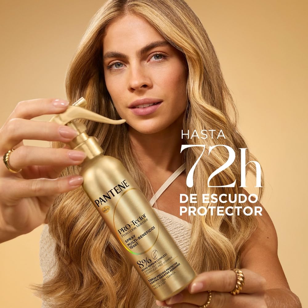 Pantene PRO-Tector Protección Molecular Spray Protector Térmico Multibeneficios 10en1 Para Cabello 170 ml
