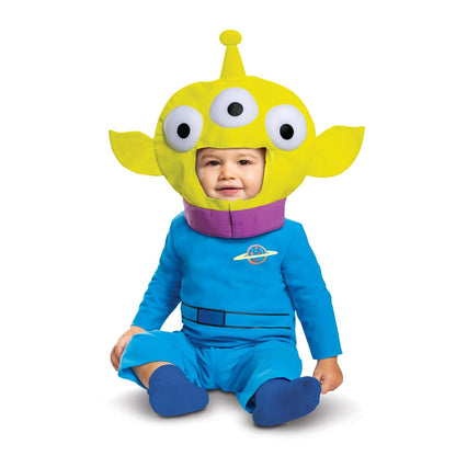 Disguise Disney Toy Story Alien Costume, Official Toy Story Cosume With Headpiece, Infant Size Disfraz bebés niños