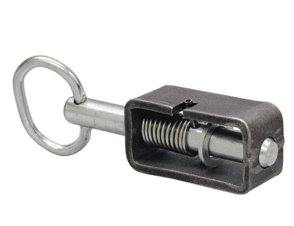 Buyers Products B2598LP - Conjunto de pestillo de resorte de 5/8 pulgadas con tubo liso y émbolo extendido de 1.3 pulgadas, pasador tratado térmicamente, pestillo de puerta utilitaria, pestillo de remolque