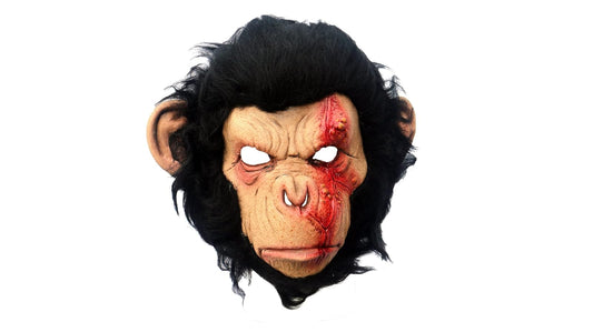 Infected Chimp, Máscara de Mono Chimpancé Infectado, Máscaras de Animales Monos Ideales para Halloween y Fiestas de Disfraces