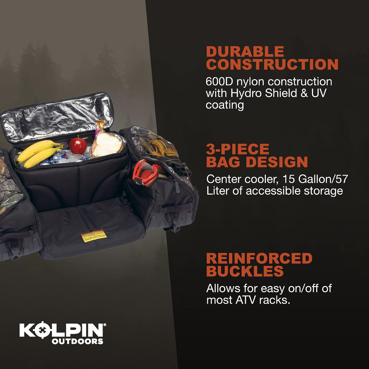 Kolpin 91150 Matrix Mossy Oak Breakup Seat Bag
