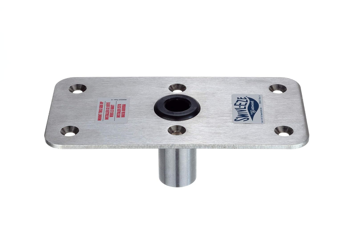 attwood Lock'n-Pin Base de Poste de Asiento de Barco de 3/4 Pulgadas, Acero Inoxidable, sin Rosca, Base de Poste de Asiento de Barco de 3/4 Pulgadas, SP-64839 de Acero Inoxidable sin Rosca