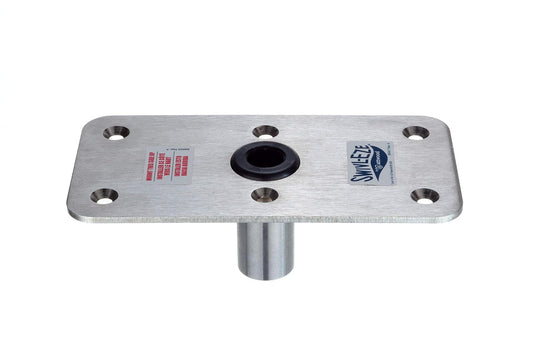 attwood Lock'n-Pin Base de Poste de Asiento de Barco de 3/4 Pulgadas, Acero Inoxidable, sin Rosca, Base de Poste de Asiento de Barco de 3/4 Pulgadas, SP-64839 de Acero Inoxidable sin Rosca