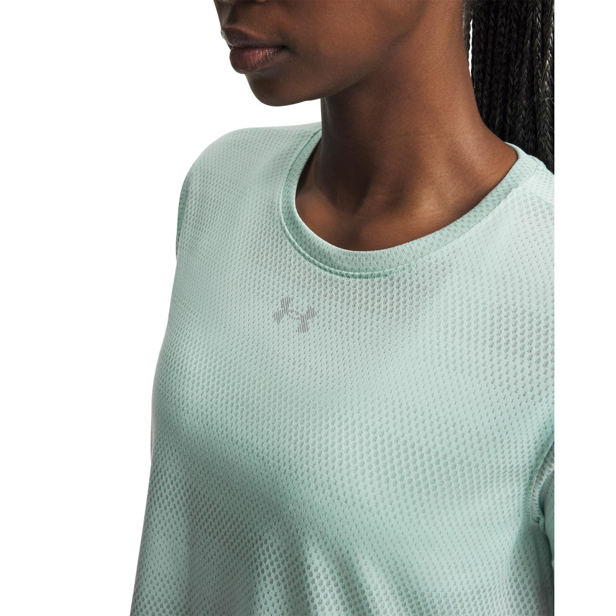 Under Armour Playera Manga Corta para Correr Velociti para Mujer Talla M Color Verde