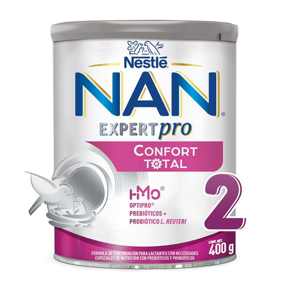 NAN 2 Expert Pro Confort Fórmula de Continuación 6 a 12 Meses Lata 400 g
