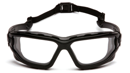 Pyramex I-Force Sporty Dual Panel Anteojos con antiempañante, Lentes antinieble Transparentes (Clear Anti-Fog Lens)