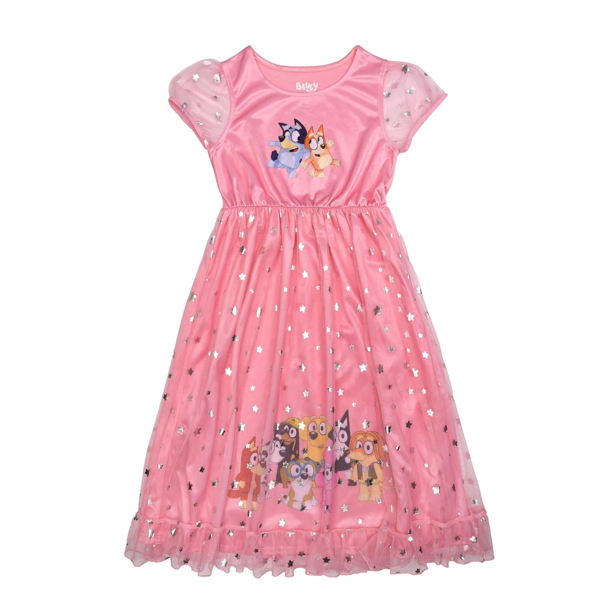 Bluey Fantasy Gown Nightgown Camisón Niñas