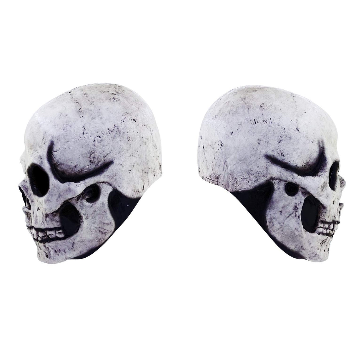 White Skull, Máscara de Craneo de Calavera Calaca, Máscaras de Calaveras de la Muerte Ideal para Halloween y Día de Muertos