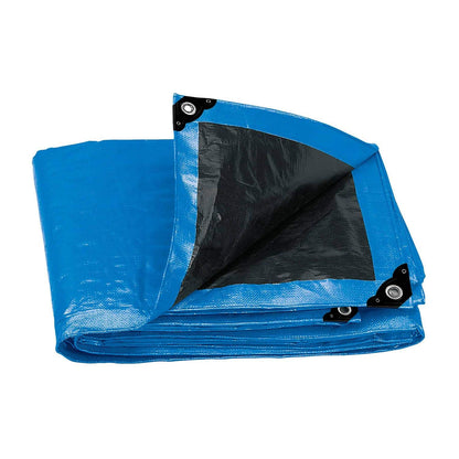 Truper Lona Reforzada con Ojillos de Aluminio - Lona - 2 x 3 m - Azul