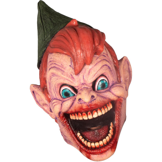 Ghoulish Productions Máscara Creepy Peter – Máscara de Látex con Diseño Caricaturesco y Sonrisa Perturbadora Pintada a Mano – Ideal para Halloween, Cosplay, Disfraces de Terror y Coleccionistas