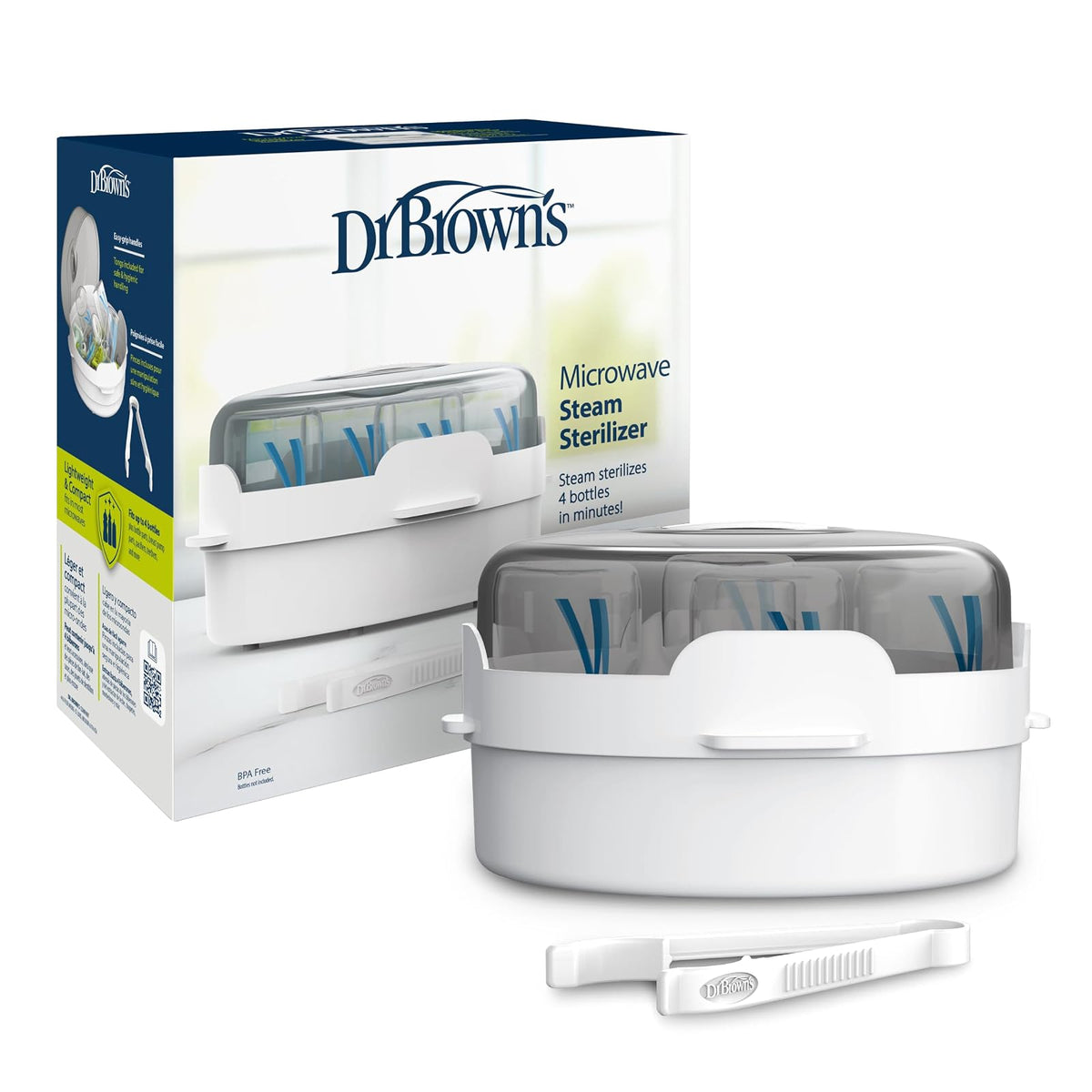 Dr. Brown's Esterilizador y Secador de Biberones - Vapor de microondas